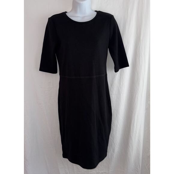 Barney’s New York Vintage LBD Zipper Back Cinch Waist Office To Evening Classic - Picture 1 of 9